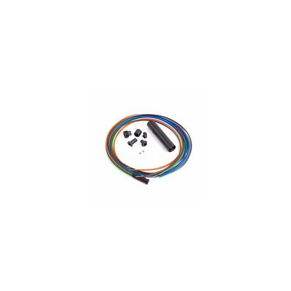 Cable Wholesale 6-Fiber Distribution Break-Out Kit, 3mm Color Coded 40 inch Tubing, Accepts 250um 15F3-03206 - main